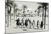 Libya, Horseback Patrol of Italian Financiers in Oasis, 1935-null-Mounted Giclee Print