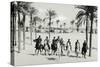 Libya, Horseback Patrol of Italian Financiers in Oasis, 1935-null-Stretched Canvas