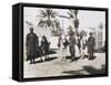 Libya, Italian Guardia Di Finanza Patrol with Mules, Leaving for Survey, 1927-null-Framed Stretched Canvas