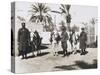 Libya, Italian Guardia Di Finanza Patrol with Mules, Leaving for Survey, 1927-null-Stretched Canvas