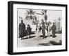 Libya, Italian Guardia Di Finanza Patrol with Mules, Leaving for Survey, 1927-null-Framed Giclee Print