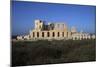 Libya, Sabratha, Historical Tripolitania, Ancient Theater and Peristyle House-null-Mounted Giclee Print