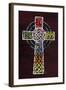 License Plate Art Celtic Cross-Design Turnpike-Framed Giclee Print