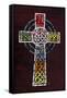 License Plate Art Celtic Cross-Design Turnpike-Framed Stretched Canvas