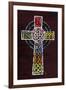 License Plate Art Celtic Cross-Design Turnpike-Framed Giclee Print