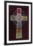 License Plate Art Celtic Cross-Design Turnpike-Framed Giclee Print