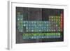 License Plate - Periodic Table-Design Turnpike-Framed Giclee Print