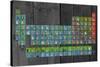 License Plate - Periodic Table-Design Turnpike-Stretched Canvas