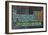 License Plate - Periodic Table-Design Turnpike-Framed Giclee Print