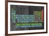 License Plate - Periodic Table-Design Turnpike-Framed Giclee Print