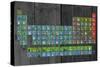 License Plate - Periodic Table-Design Turnpike-Stretched Canvas