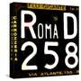 License Plate, Rome-Tosh-Stretched Canvas