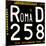 License Plate, Rome-Tosh-Mounted Art Print