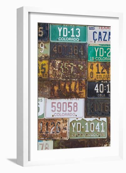 License Plates II-Kathy Mahan-Framed Photographic Print