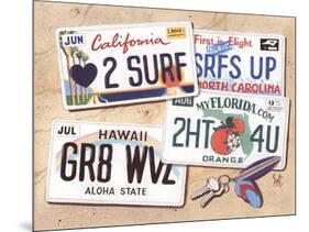 License Plates-Scott Westmoreland-Mounted Art Print