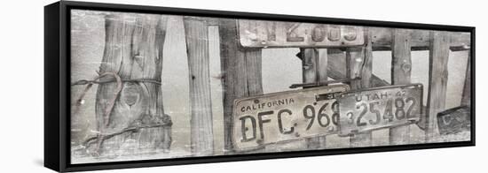 License Plates-Kory Fluckiger-Framed Stretched Canvas