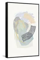 Lichen Rocks No. 2-Suzanne Nicoll-Framed Stretched Canvas