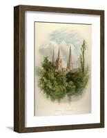 Lichfeild Cathedral, South West-Arthur Wilde Parsons-Framed Art Print