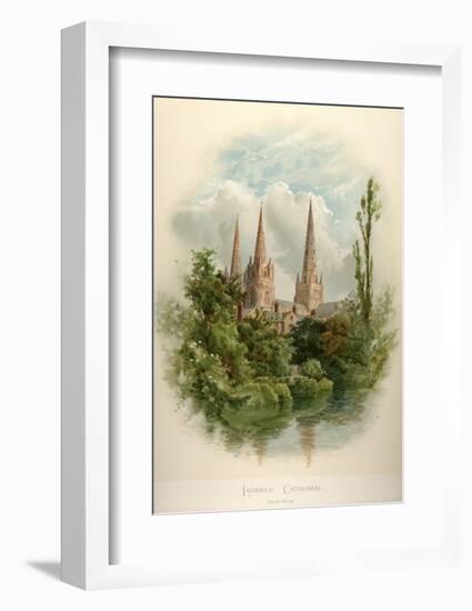 Lichfeild Cathedral, South West-Arthur Wilde Parsons-Framed Art Print