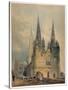 Lichfield Cathedral, Staffordshire, 1794 (W/C over Graphite on Wove Paper)-Thomas Girtin-Stretched Canvas