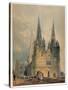 Lichfield Cathedral, Staffordshire, 1794 (W/C over Graphite on Wove Paper)-Thomas Girtin-Stretched Canvas