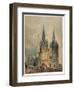 Lichfield Cathedral, Staffordshire, 1794 (W/C over Graphite on Wove Paper)-Thomas Girtin-Framed Premium Giclee Print