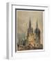 Lichfield Cathedral, Staffordshire, 1794 (W/C over Graphite on Wove Paper)-Thomas Girtin-Framed Premium Giclee Print