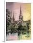 Lichfield Cathedral, Staffordshire, C1870-Alfred Concanen-Framed Giclee Print