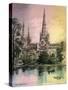 Lichfield Cathedral, Staffordshire, C1870-Alfred Concanen-Stretched Canvas