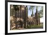 Lichfield Cathedral, West Spires and North Front, Lichfield, Staffordshire, England, United Kingdom-Nick Servian-Framed Photographic Print