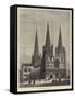 Lichfield Cathedral-Samuel Read-Framed Stretched Canvas