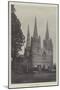 Lichfield Cathedral-null-Mounted Giclee Print