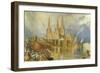 Lichfield, Staffordshire, c.1830-35-J. M. W. Turner-Framed Giclee Print