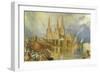 Lichfield, Staffordshire, c.1830-35-J. M. W. Turner-Framed Giclee Print