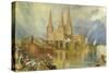 Lichfield, Staffordshire, c.1830-35-J. M. W. Turner-Stretched Canvas