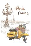 Paris J'adore-Lichia Liu-Art Print