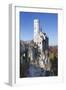 Lichtenstein Castle in Autumn, Swabian Alb, Baden Wurttemberg, Germany, Europe-Markus Lange-Framed Photographic Print