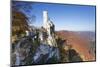 Lichtenstein Castle in Autumn, Swabian Alb, Baden Wurttemberg, Germany, Europe-Markus Lange-Mounted Photographic Print