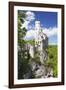 Lichtenstein Castle in Spring, Swabian Alb, Baden Wurttemberg, Germany, Europe-Markus Lange-Framed Photographic Print