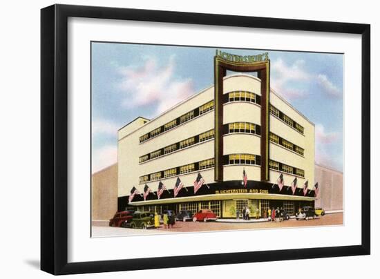 Lichtenstein's Store, Corpus Christi, Texas-null-Framed Art Print