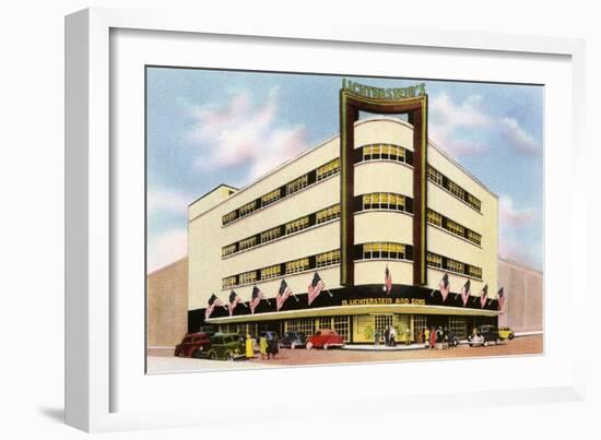 Lichtenstein's Store, Corpus Christi, Texas-null-Framed Art Print