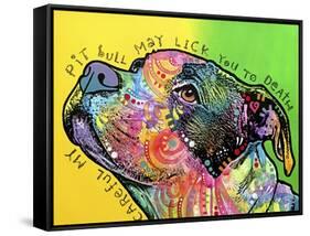 Lick You to Death-Dean Russo-Framed Stretched Canvas