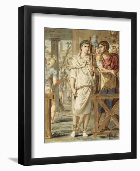 Lictors and Soldiers from Titus' Retinue-Philippe Chery-Framed Giclee Print