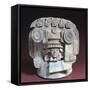Lid of a Funeral Urn Originating from Teotihuacan-null-Framed Stretched Canvas