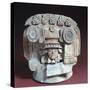 Lid of a Funeral Urn Originating from Teotihuacan-null-Stretched Canvas