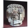 Lid of a Funeral Urn Originating from Teotihuacan-null-Mounted Giclee Print