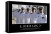 Liderazgo. Cita Inspiradora Y Póster Motivacional-null-Framed Stretched Canvas