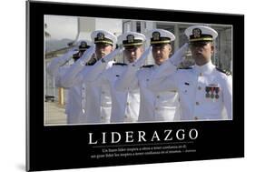 Liderazgo. Cita Inspiradora Y Póster Motivacional-null-Mounted Photographic Print