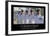 Liderazgo. Cita Inspiradora Y Póster Motivacional-null-Framed Photographic Print