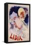 Lidia Poster-Jules Chéret-Framed Stretched Canvas